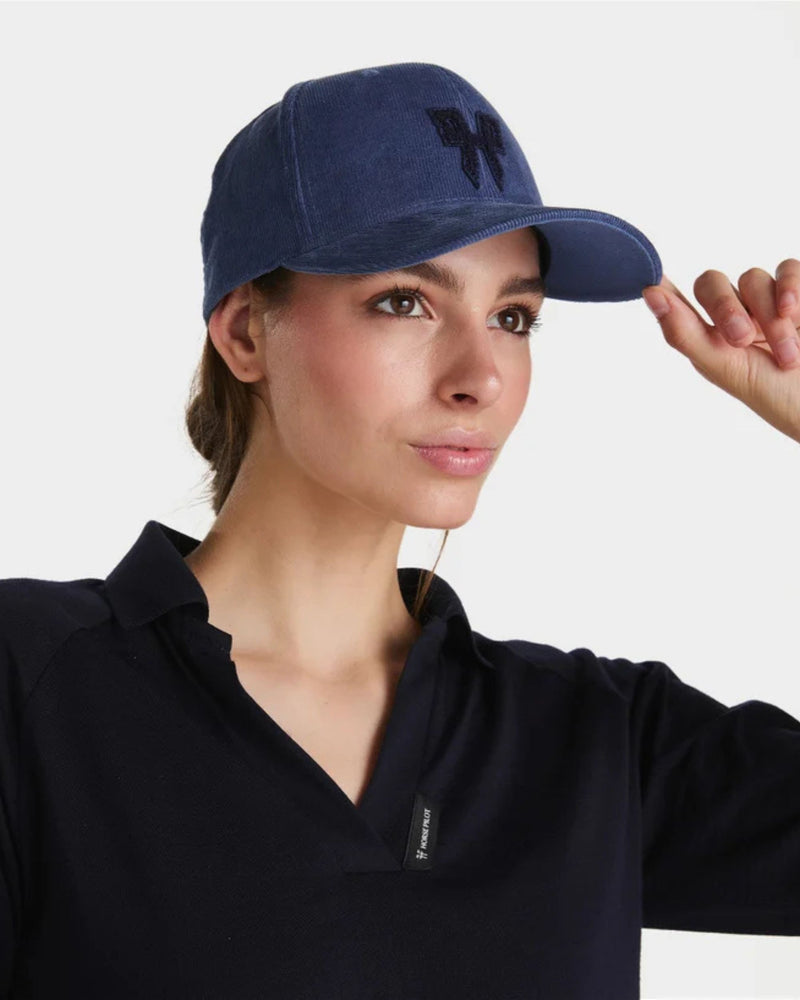 Horse Pilot Trendy Cap - Vintage Indigo