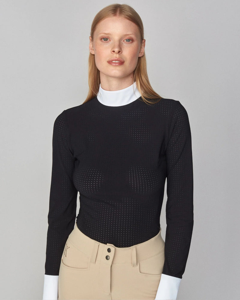 Yagya Timeless Mesh Show Shirt - Black