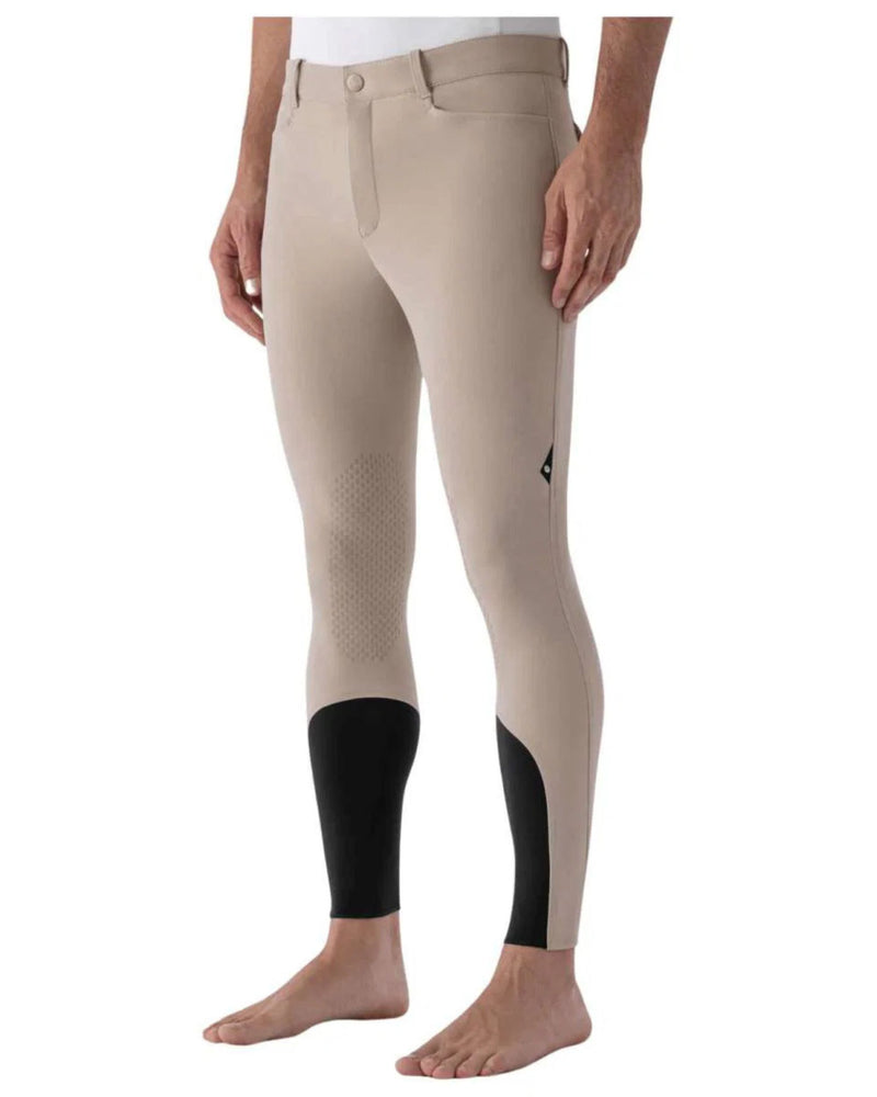 Equiline Grafton B-MOVE Men's Knee Grip Riding Breeches - Beige
