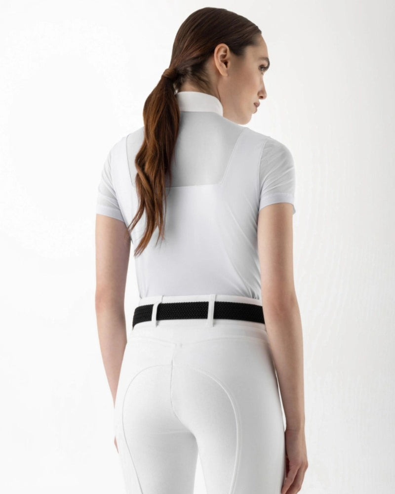 Camisa de manga corta Equiline Glece - White