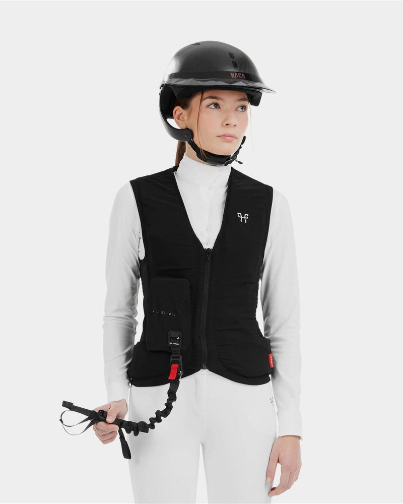 Horse Pilot Twist Air 2.0 Junior Airbag Vest - Black