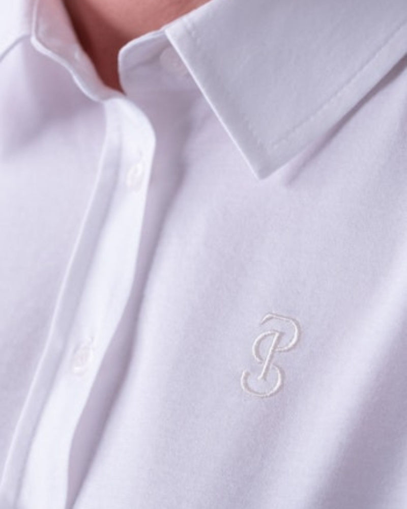PS of Sweden Rebecca Pique Top - White