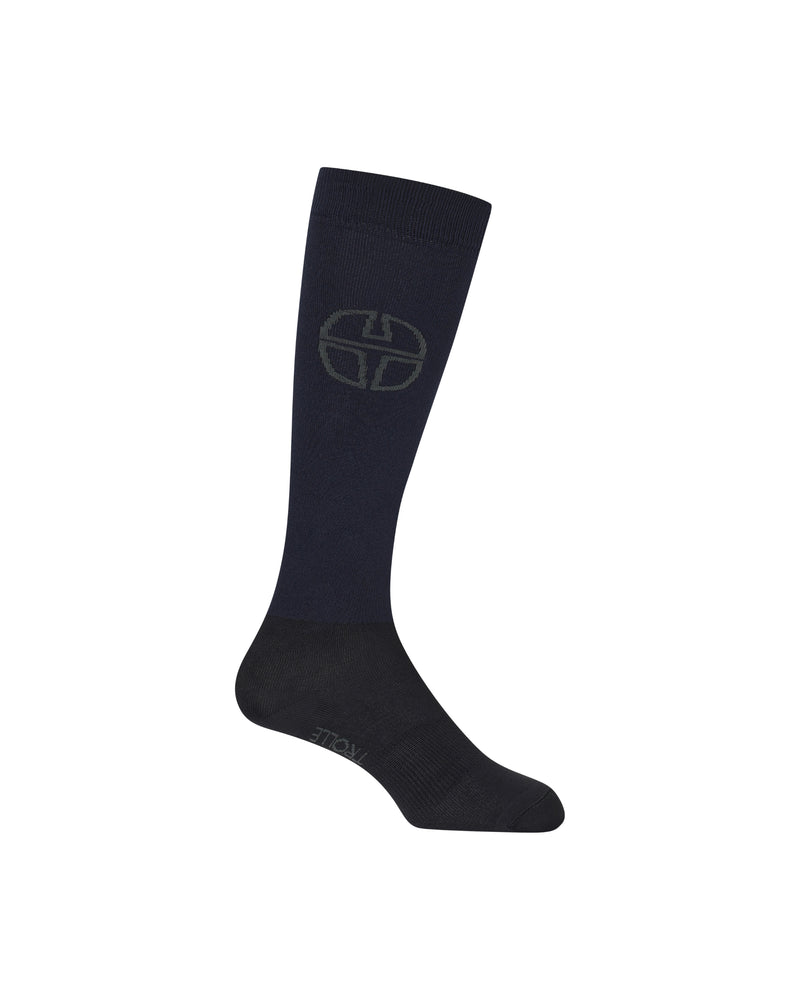 Trolle Star Logo Riding Socks - Navy