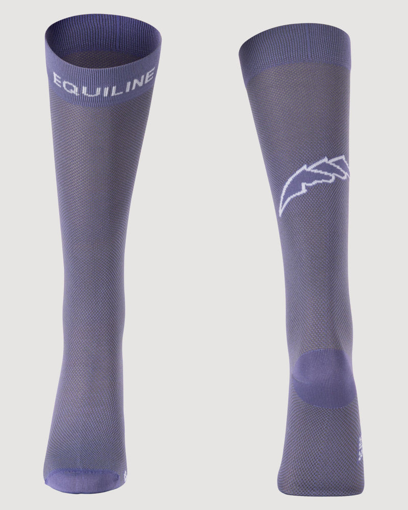 Calcetines de cunep equino - Berenjena