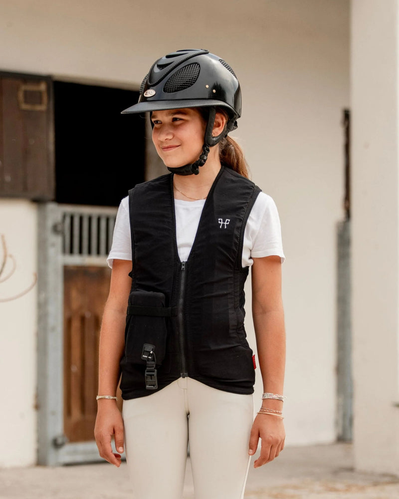 Horse Pilot Twist Air 2.0 Junior Airbag Vest - Black