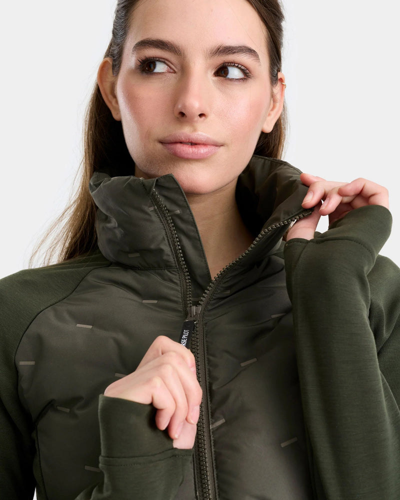 Chaqueta híbrida Pulse de Horse Pilot - Forest Night