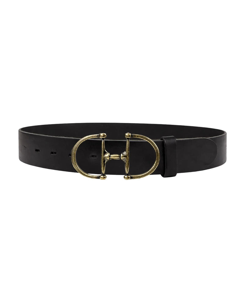 Amsterdam Heritage Cheyenne Leather Belt - Black