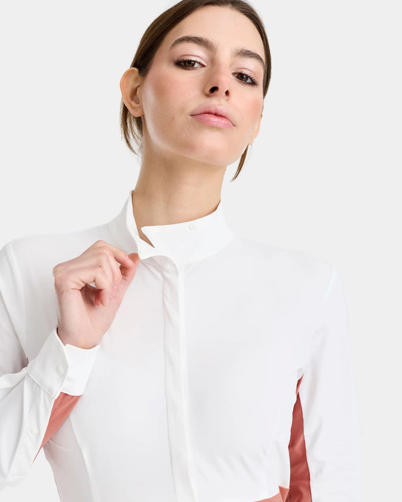 Horse Pilot Monica Long Sleeve Top - Brick Dust
