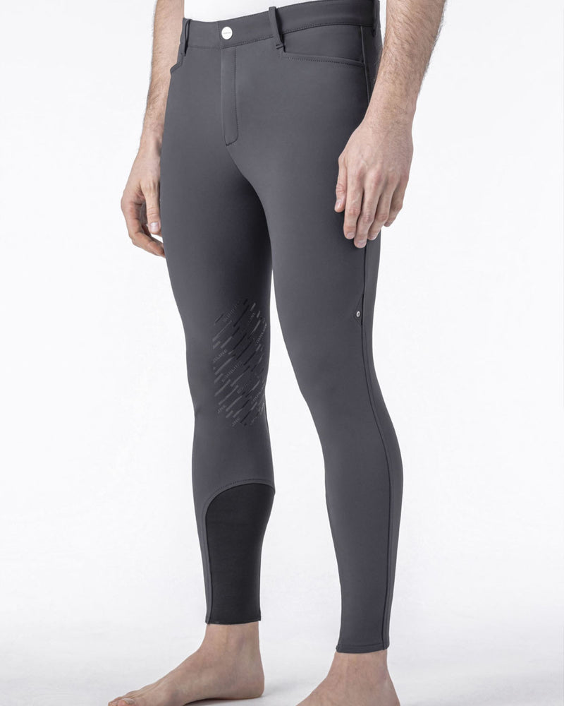 Pantalones de montar Equiline Bartek para hombre (KG) - Grigio