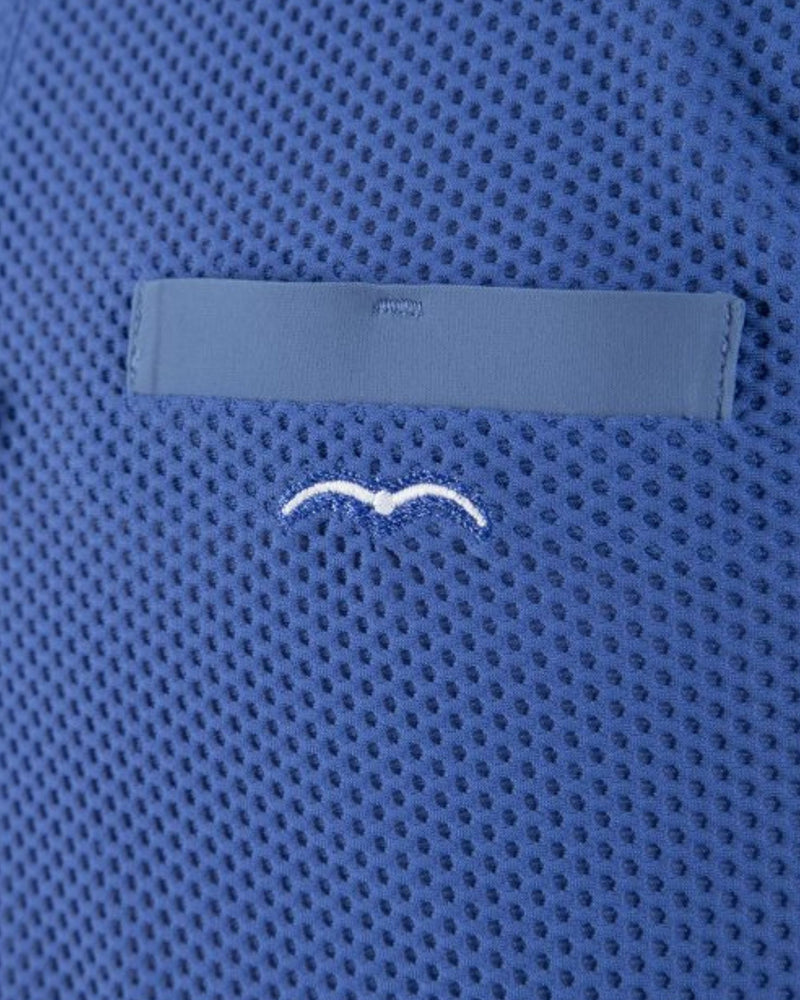 Animo Acerno Mens Short Sleeve Polo Shirt - Blu Atlantide