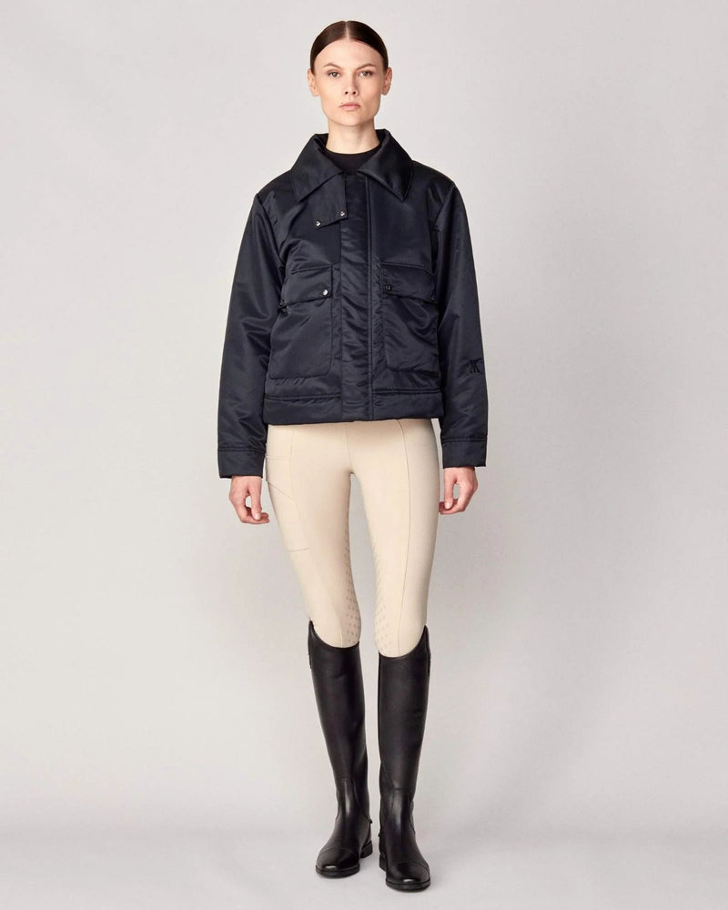Yagya Short Padded Jacket - Black