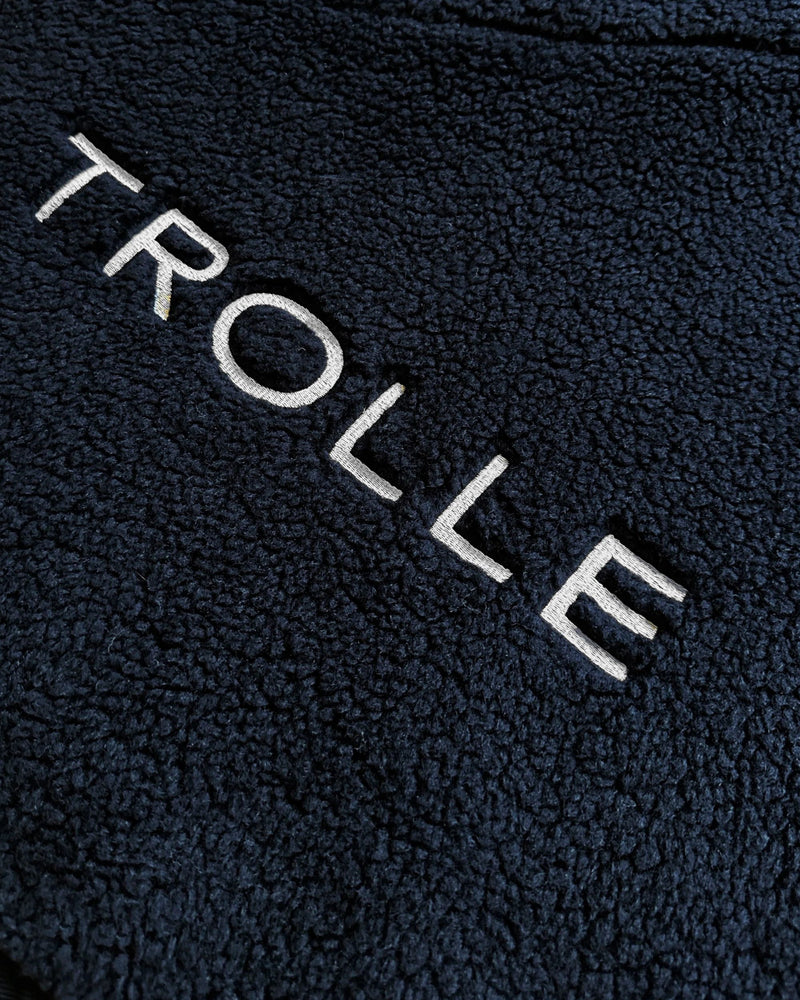 Trolle Polar Fleece Rug - Navy