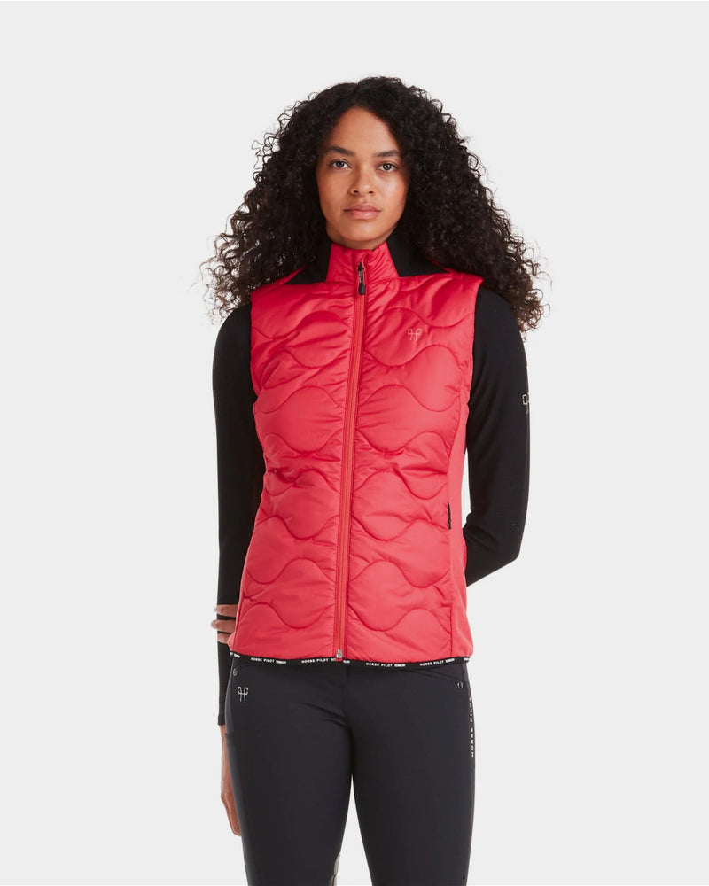 Horse Pilot Rider Vest - Lipstick