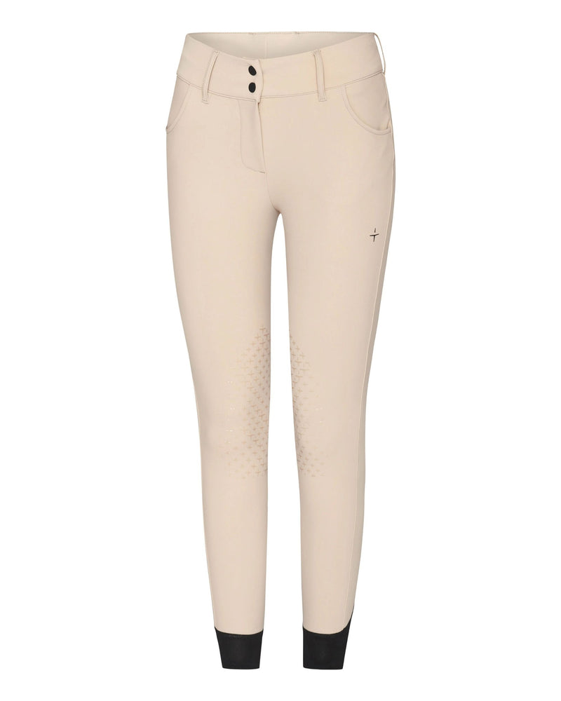 Trolle New Star Cut High Waist Knee Grip Breeches - Beige