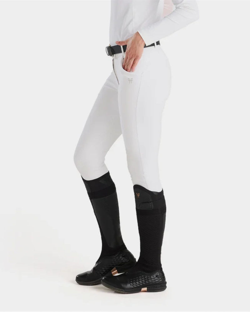 Horse Pilot Full Grip X-Prime Breeches - White