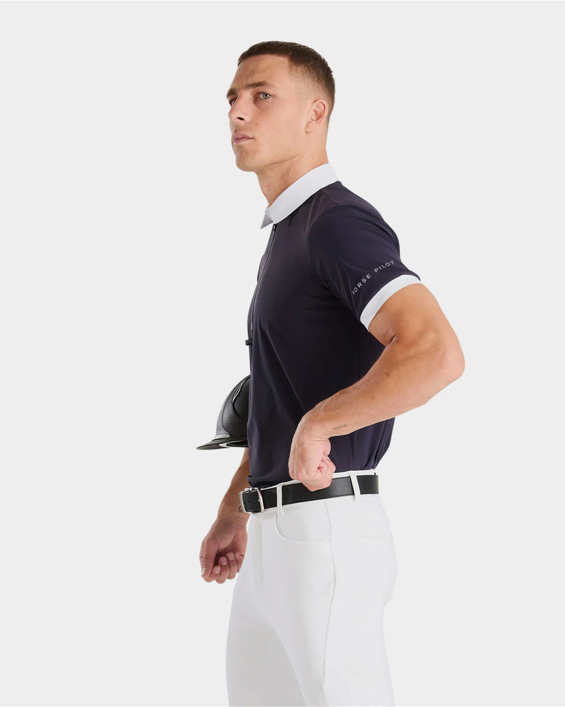 Horse Pilot Aeris Short Sleeve Man Shirt - Dark Night