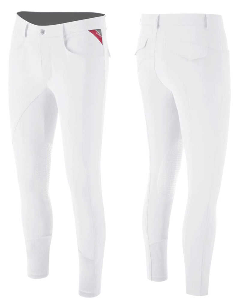 Animo Metrik Knee Patch Breeches - White
