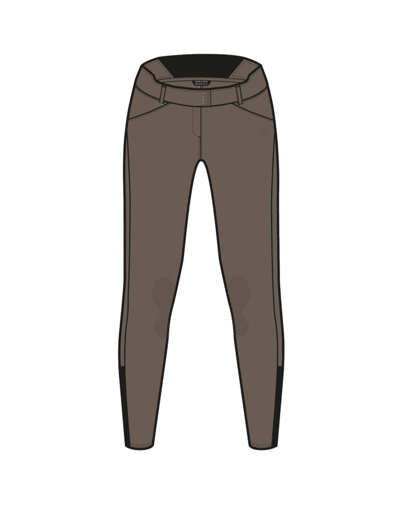 Horse Pilot Knee Grip X-Prime Breeches - Morel Brown