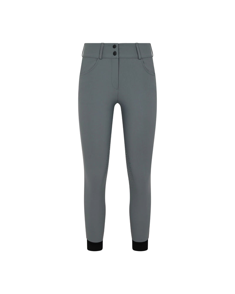 Trolle Athlete High Waist Full Grip Breeches - Stone Grey