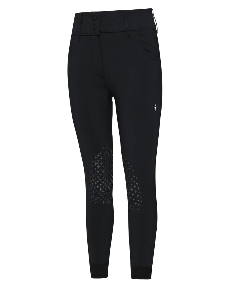 Trolle New Star Cut High Waist Knee Grip Breeches - Black
