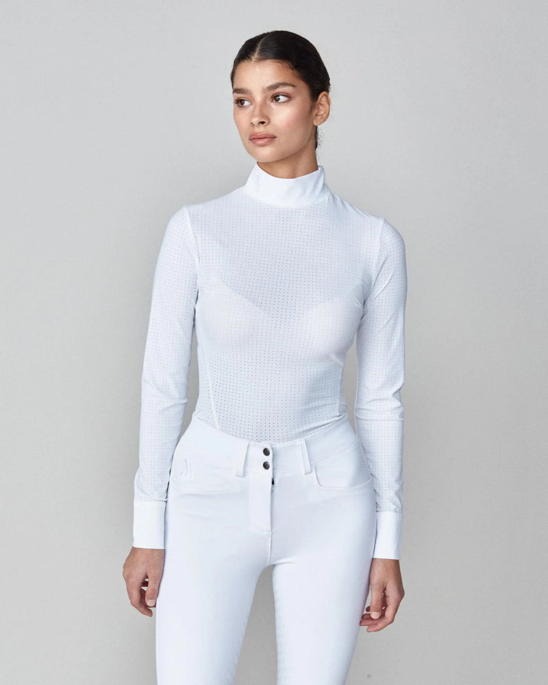 Yagya Timeless Mesh Show Shirt - White