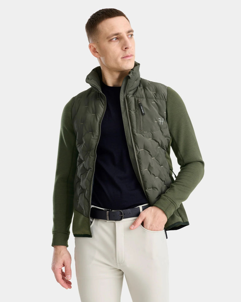 Horse Pilot Pulse Hybrid Men's Jacket - Forest Night