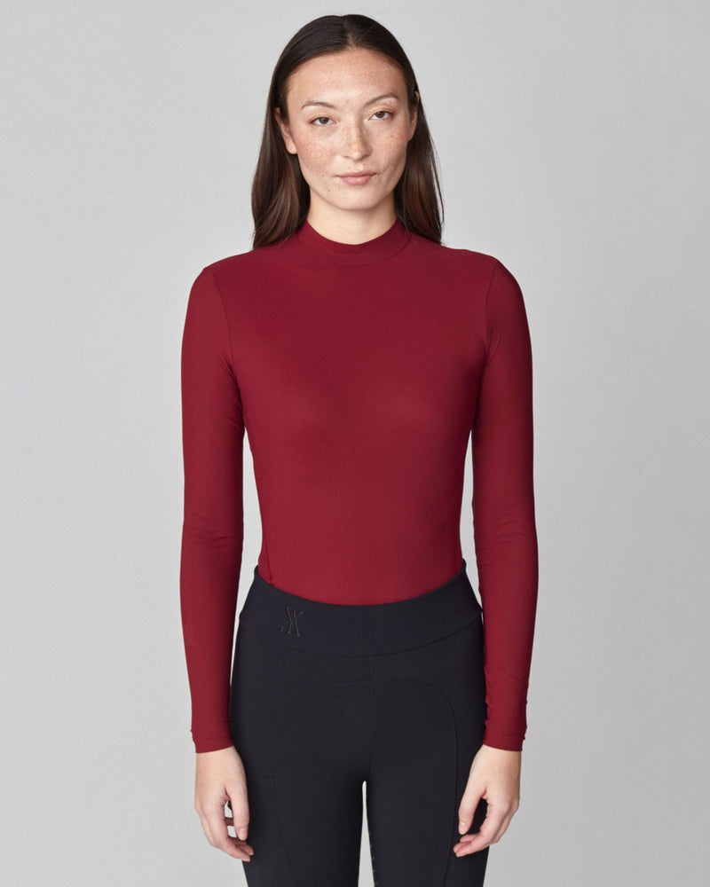 Yagya Lightweight Longsleeve Top - Bordeaux