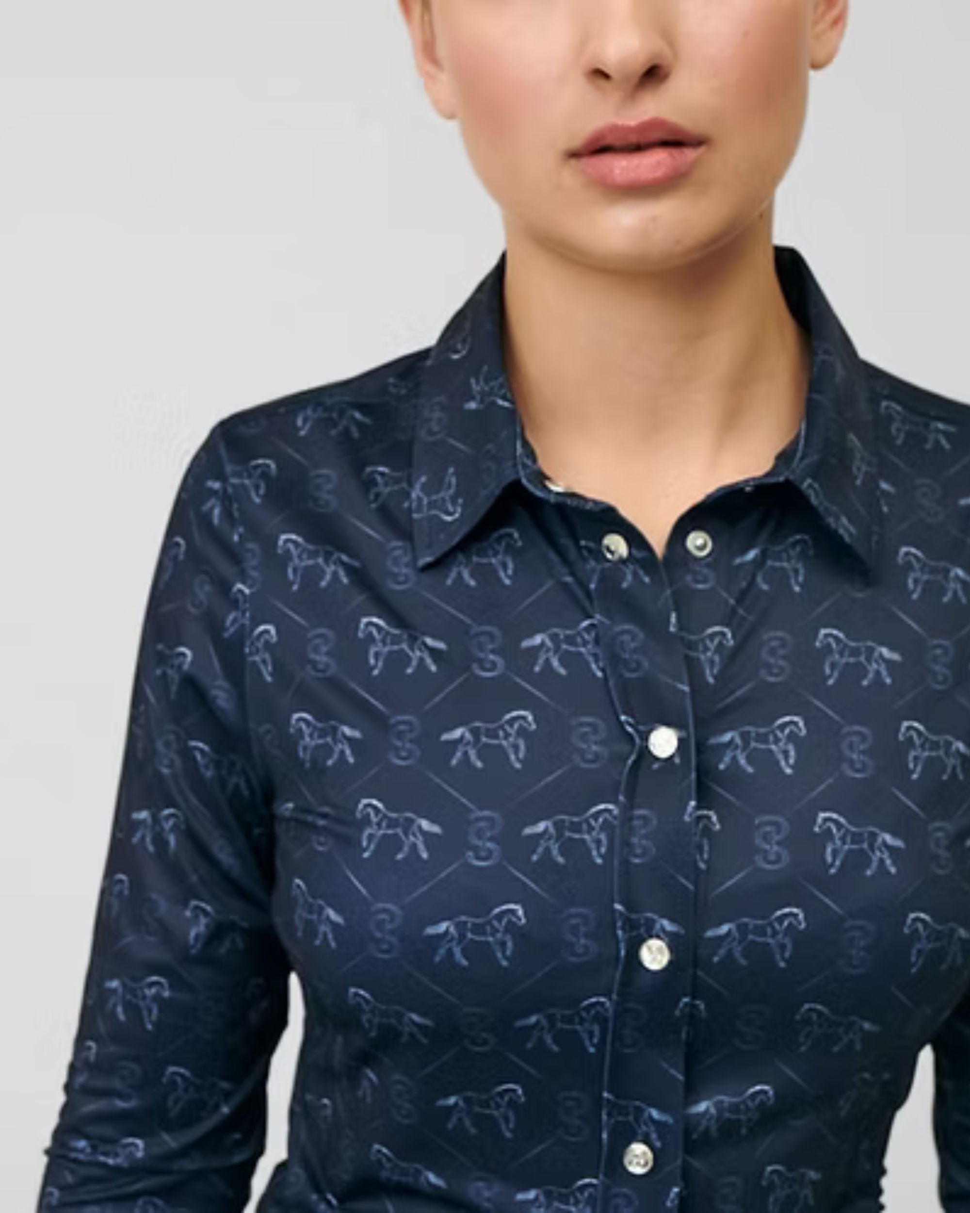 PS de Suecia Estelle Running Horses LS Top