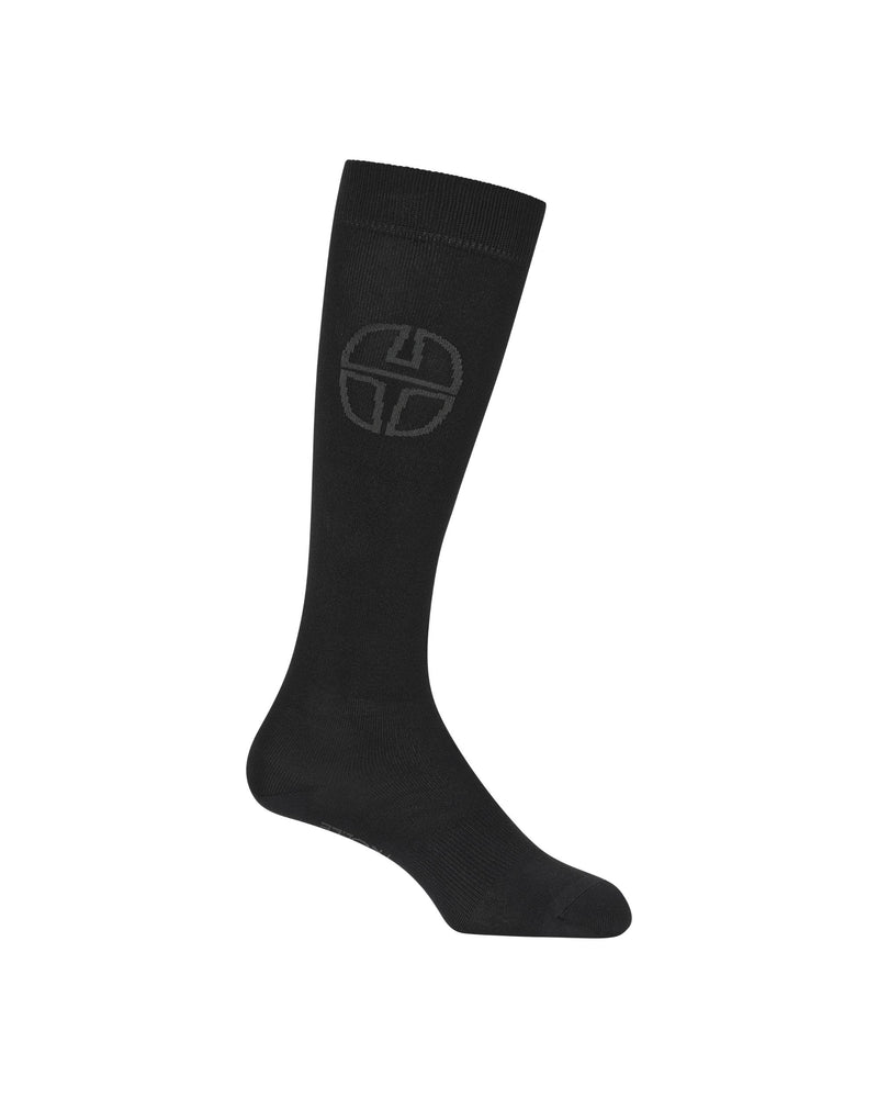 Trolle Star Logo Riding Sock - Black