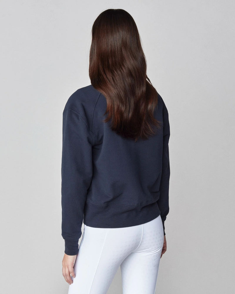 Yagya Half Zip Sweater - Navy