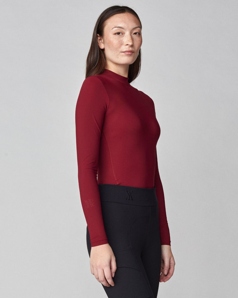 Yagya Lightweight Longsleeve Top - Bordeaux