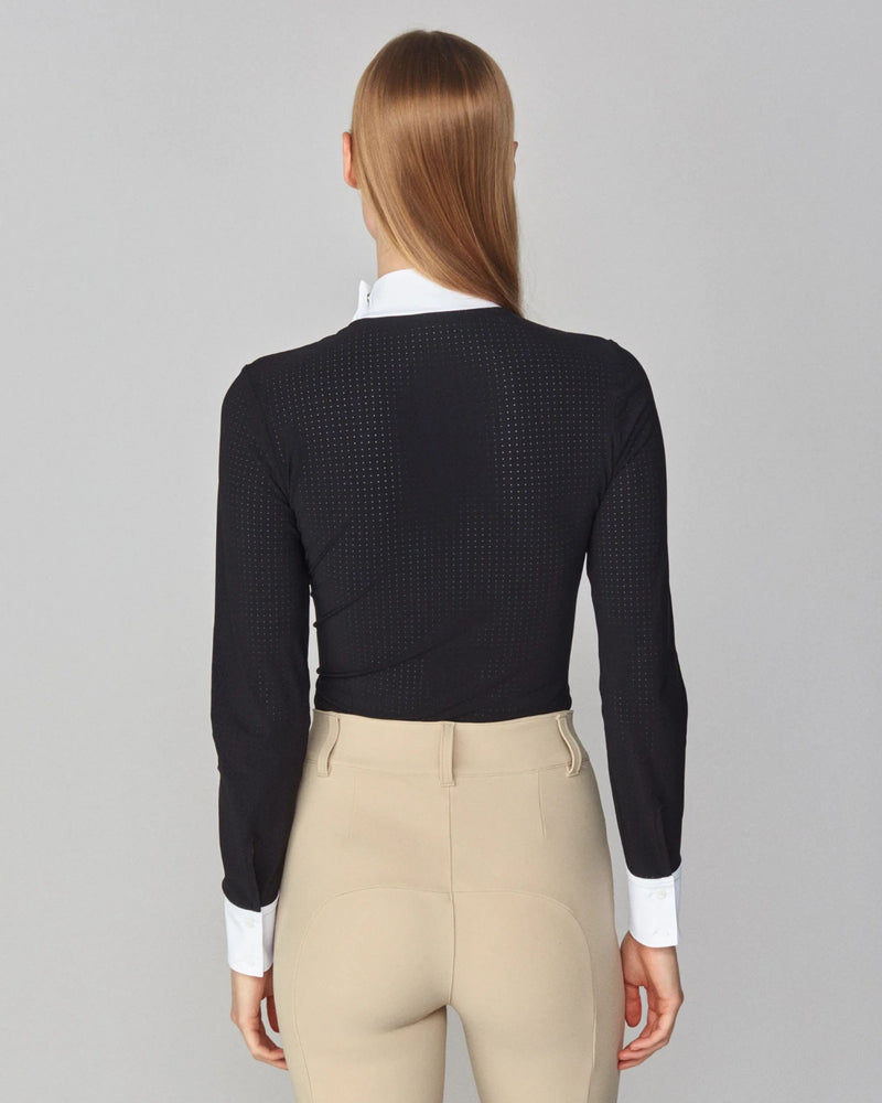Yagya Timeless Mesh Show Shirt - Black