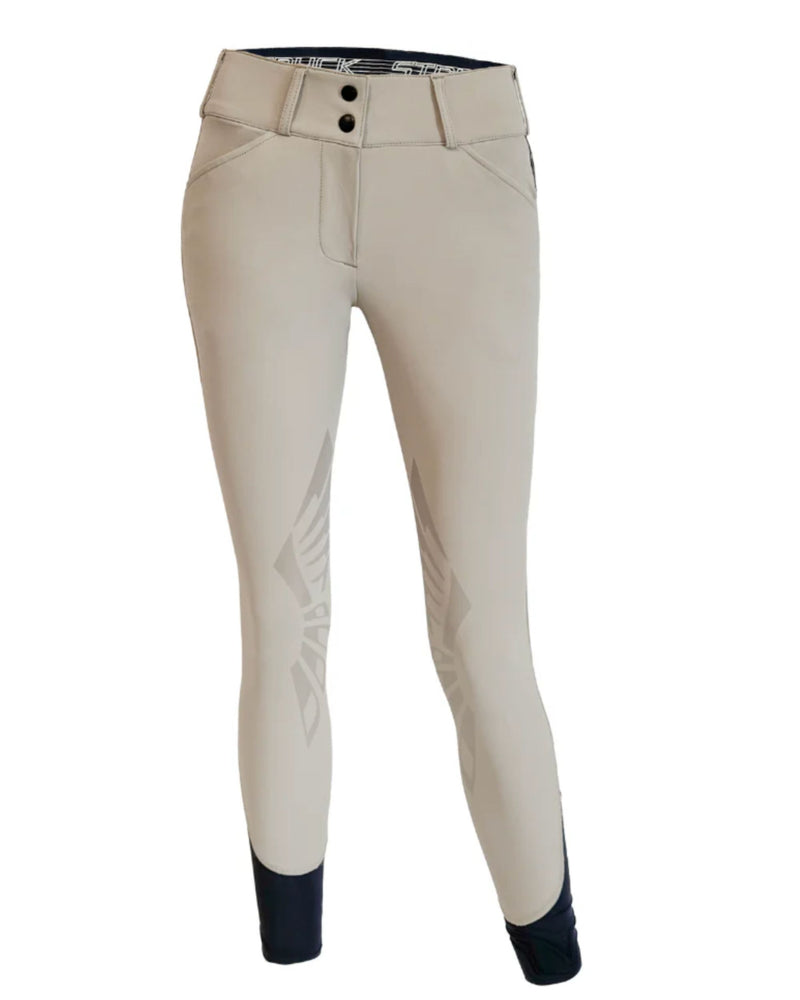 Struck 40 Series Knee Grip Women Breeches - Beige