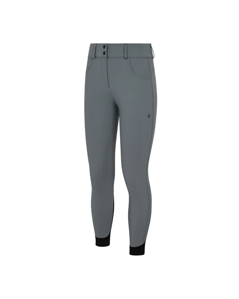 Trolle Athlete High Waist Full Grip Breeches - Stone Grey