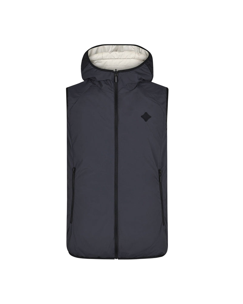 Trolle Men's Reversible L2 Padded Light Down Vest - Navy/White