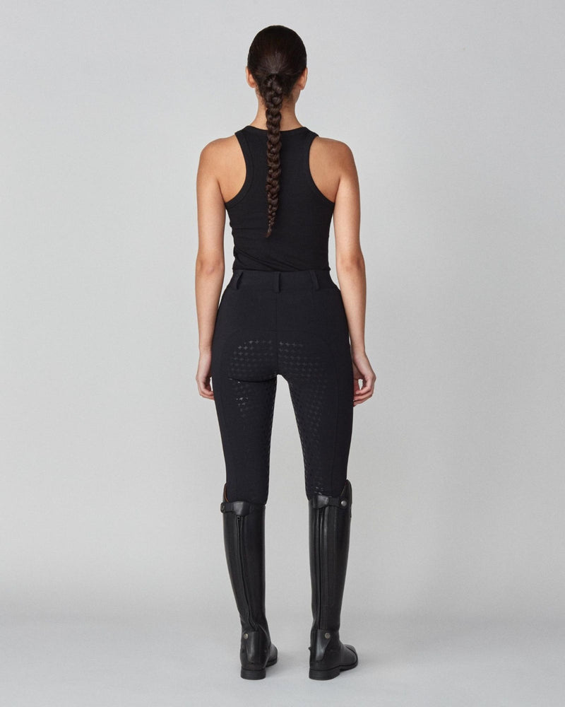 Yagya Knee Grip Compression Performance Breeches - Black