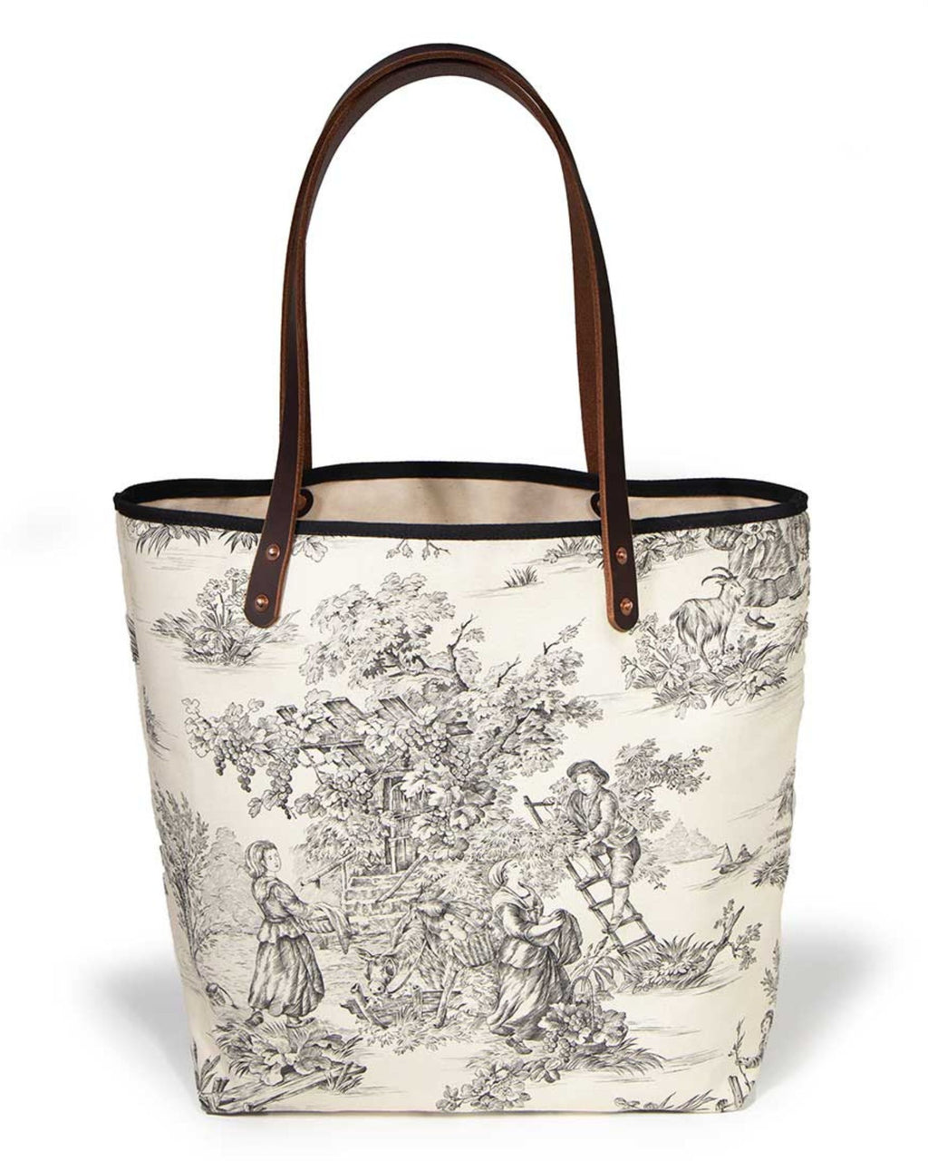 Cream & Coal Toile