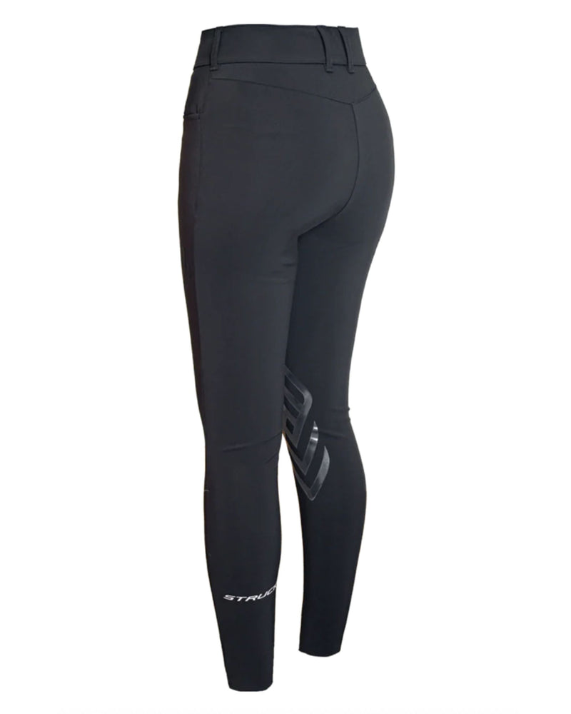 Struck 80 Series Knee Grip Women Breeches - Black