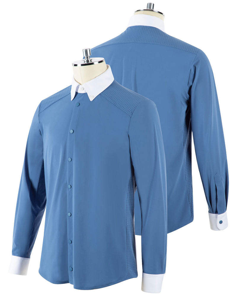 Animo Orwell Mens Competition Top - Blue Caribbean