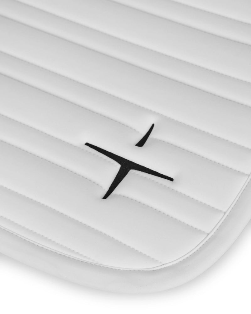 Trolle Tetragon Dressage Saddle Pad - White