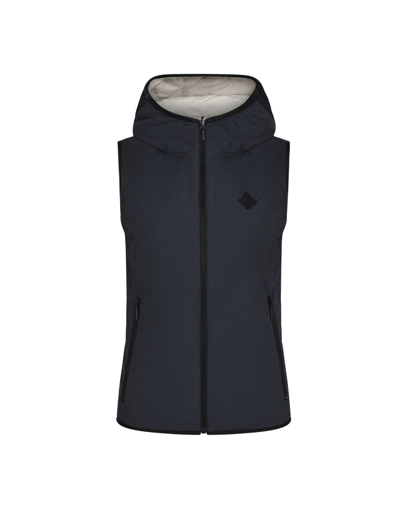 Trolle Reversible L2 Down Vest Women - Navy/White