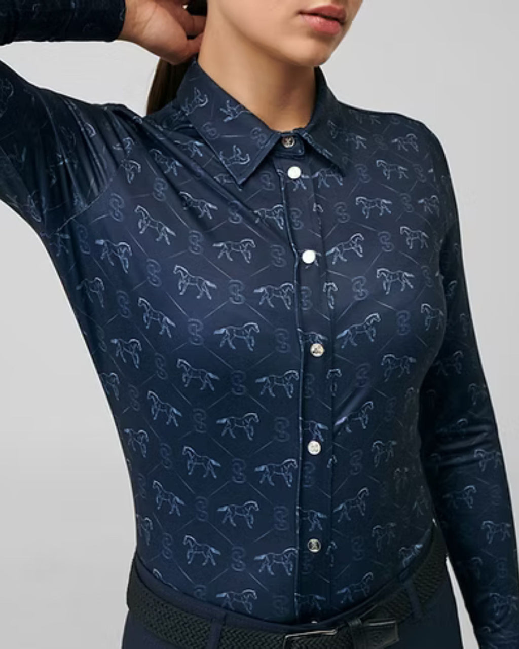 PS de Suecia Estelle Running Horses LS Top