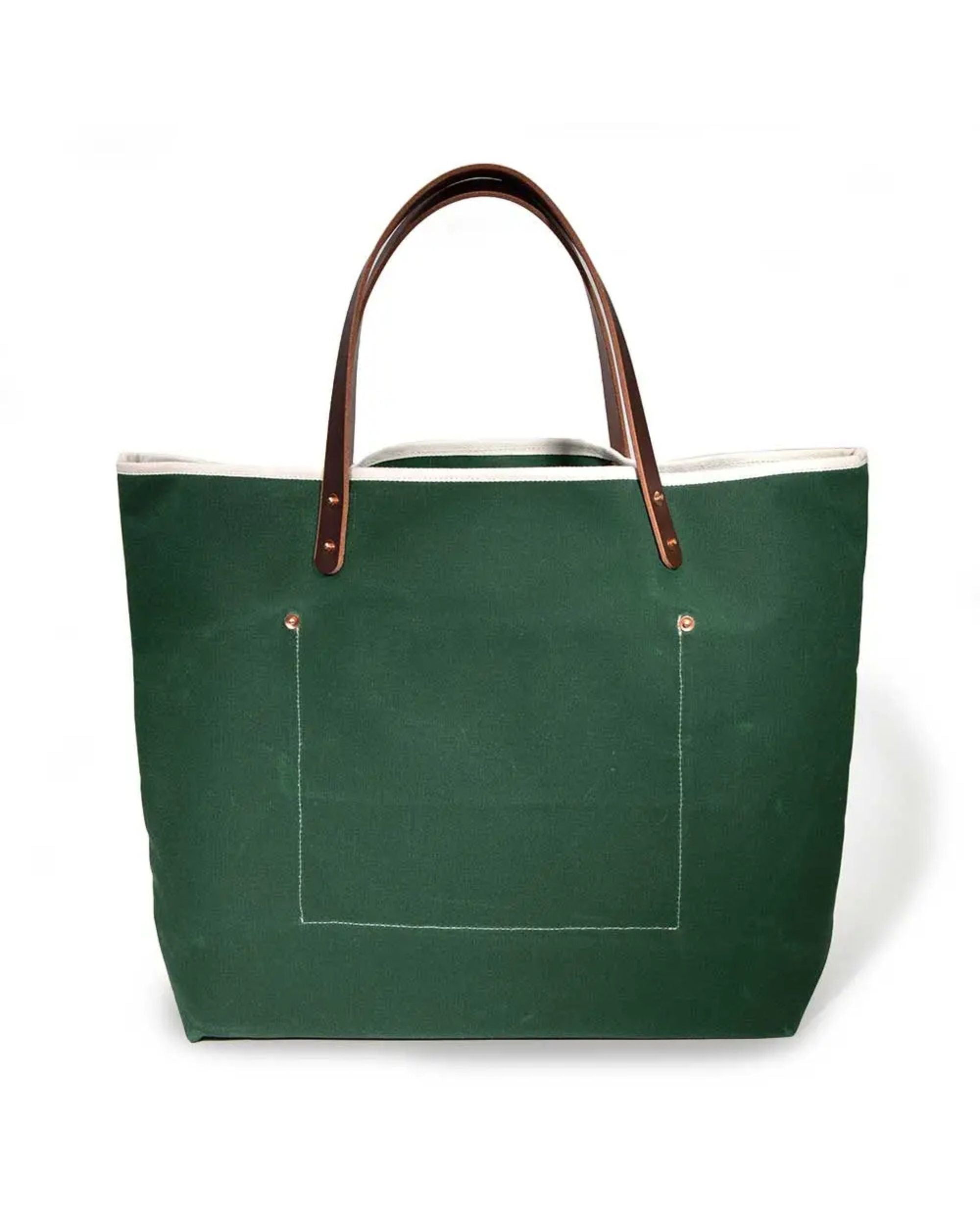 Tennis Green Waxed Canvas