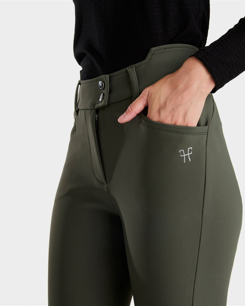 Horse Pilot Knee Grip X-Perform Iconic Breeches - Forest Night