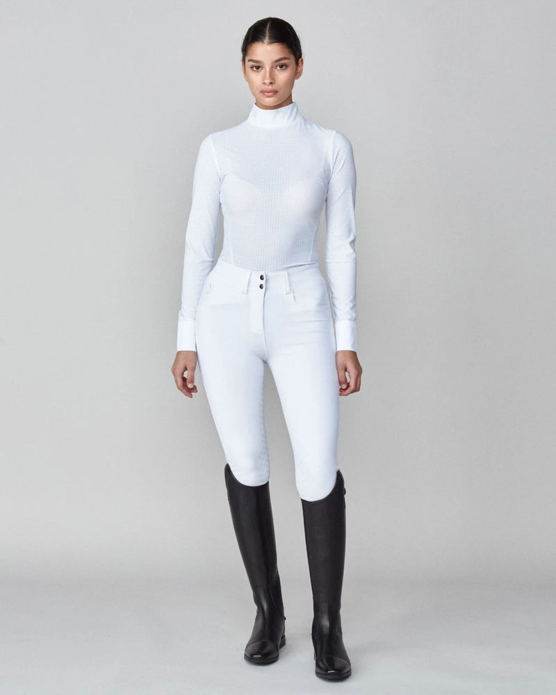 Yagya Timeless Mesh Show Shirt - White