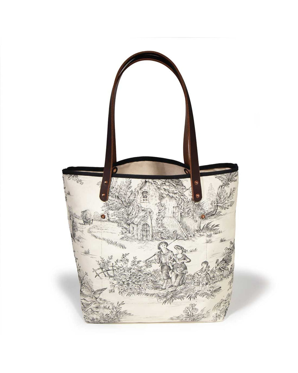 Cream & Coal Toile
