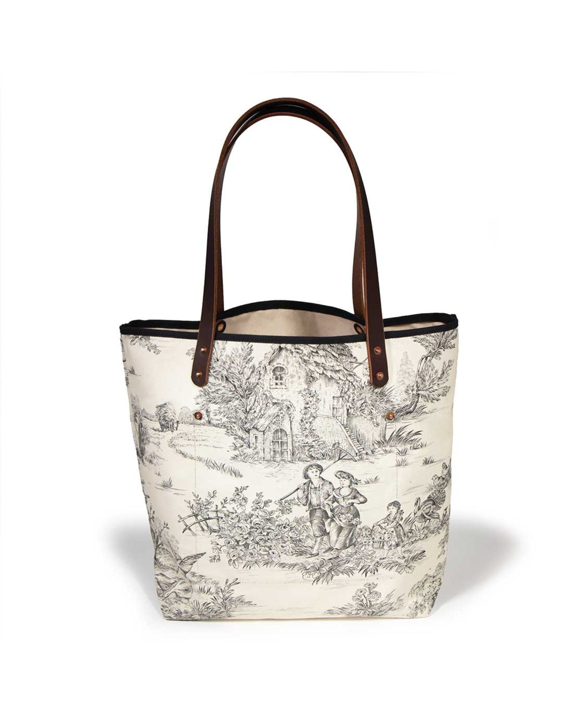 Cream & Coal Toile