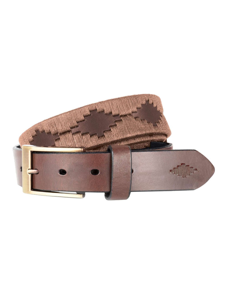 Pampeano Bordado Belt - Brown