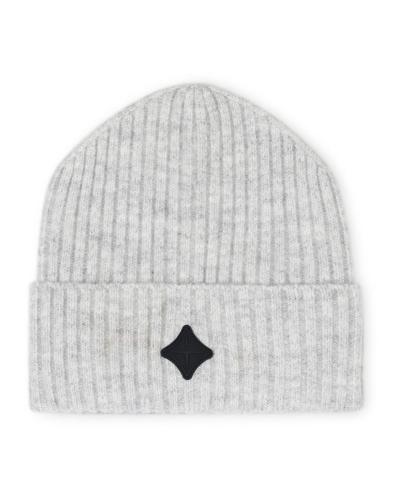Trolle Wool Blend Beanie - Stone Grey