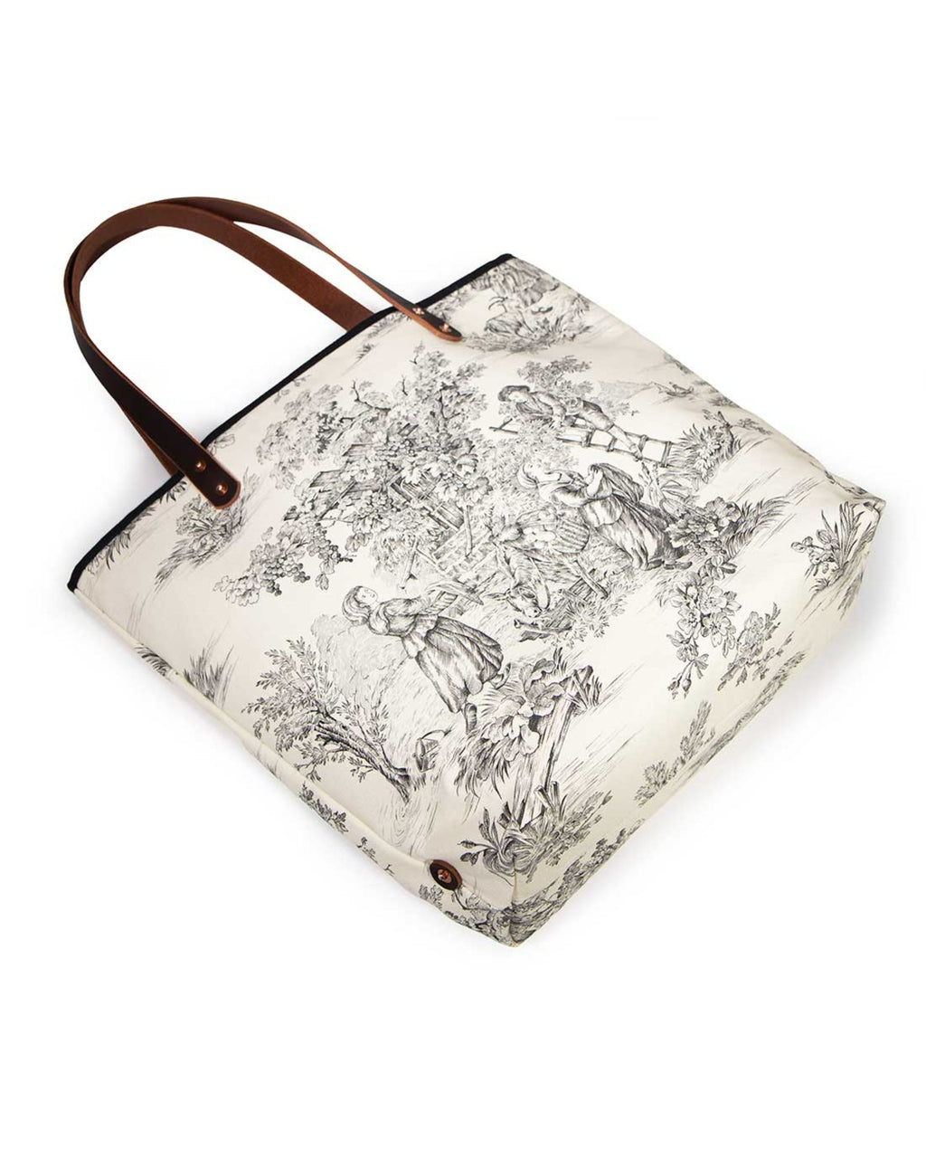 Cream & Coal Toile